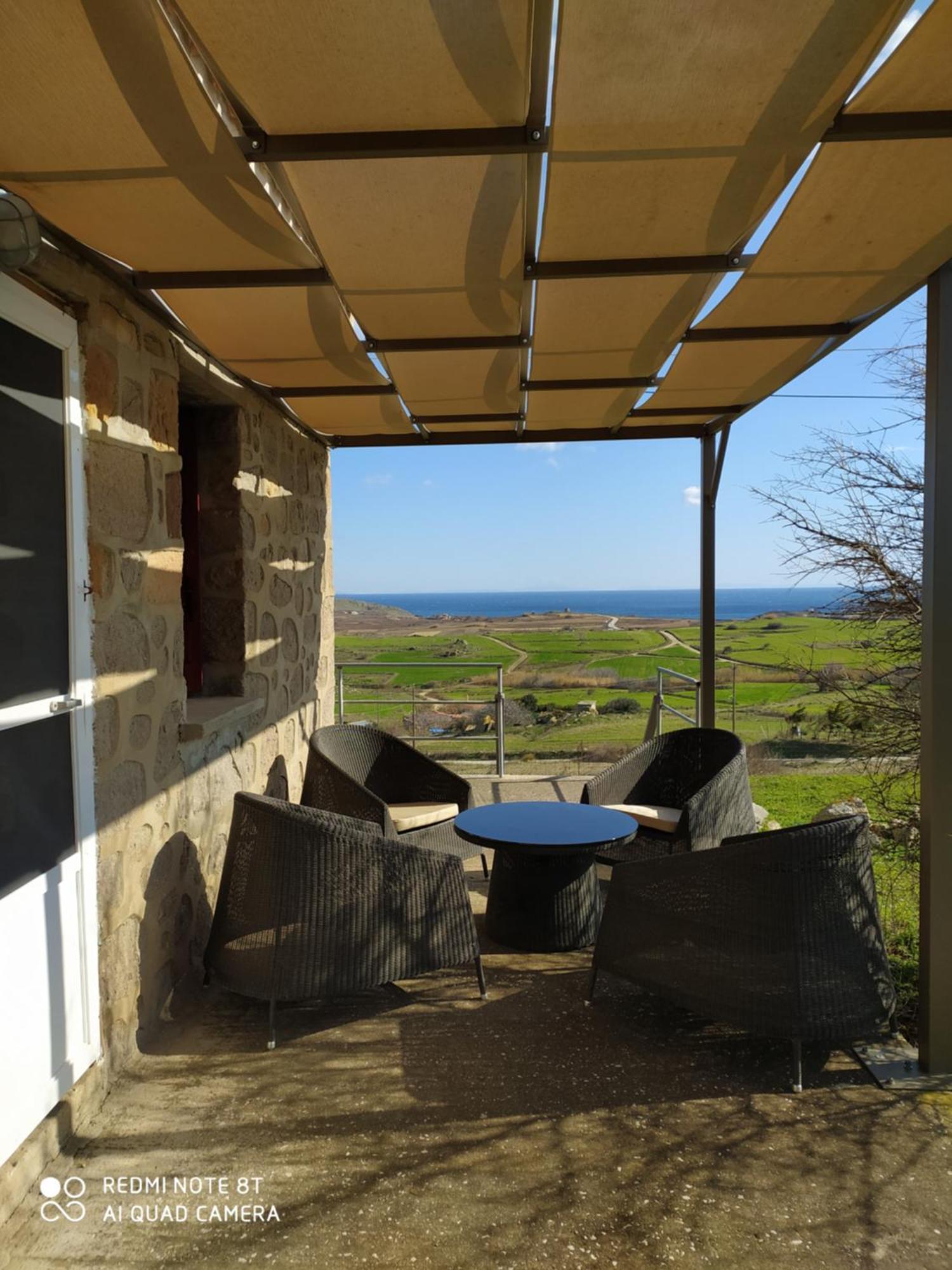 Ferienwohnung Cozy House With Amazing Sea View Kaminia  Exterior foto