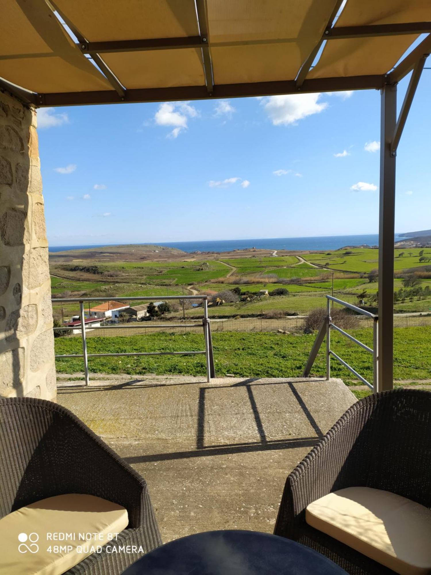 Ferienwohnung Cozy House With Amazing Sea View Kaminia  Exterior foto
