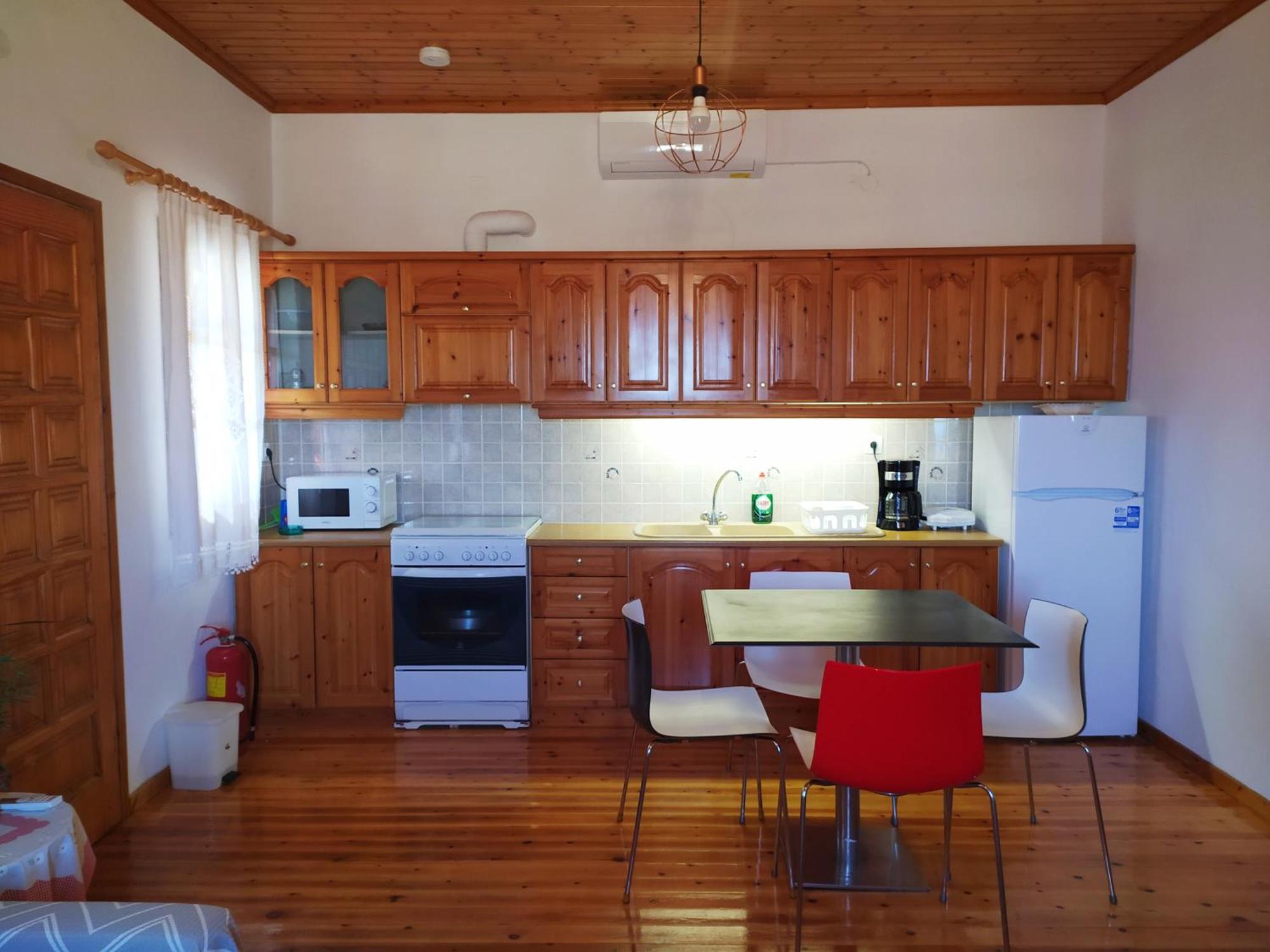 Ferienwohnung Cozy House With Amazing Sea View Kaminia  Exterior foto